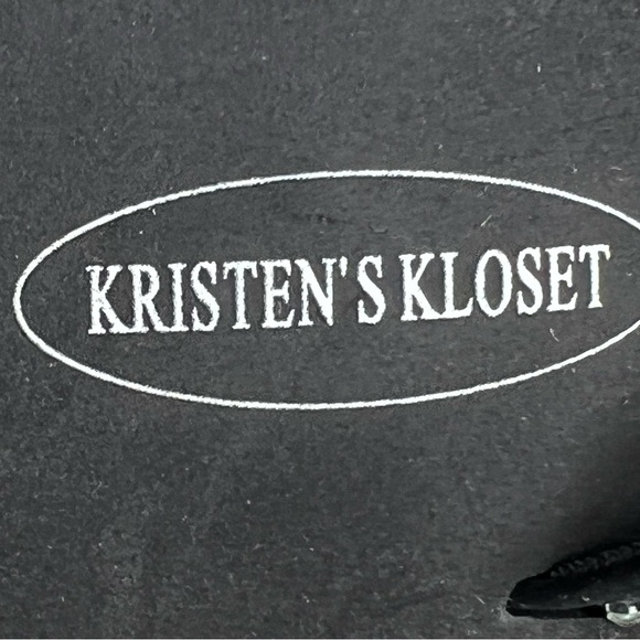 KRISTEN'S KLOSET Cat Lovers Rhinestone Slip On Wedge Flip Flop Sandals - Picture 9 of 10